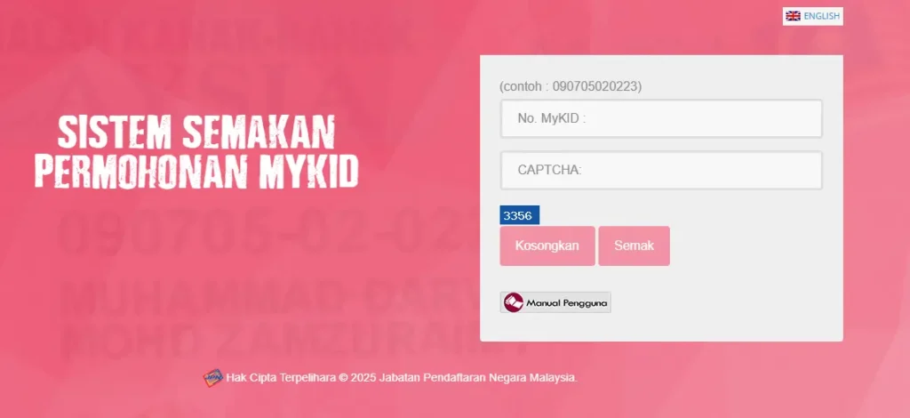 Semakan MyKid 2025: Cara Semak Status Permohonan & Kad Siap di JPN Online Semakan MyKid 2025 Secara Online