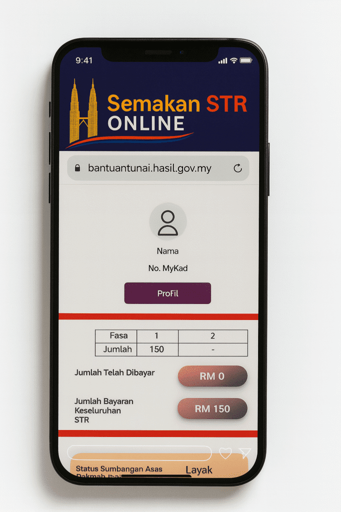 Semakan & Maklumat Lengkap Sumbangan Tunai Rahmah (STR 2025) Bagaimana untuk Memohon Semakan STR 2025?