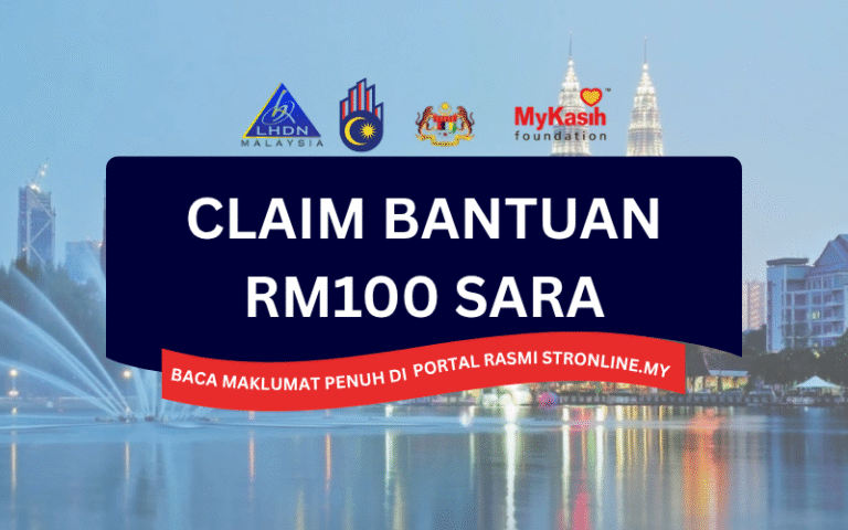 claim bantuan RM100 sara