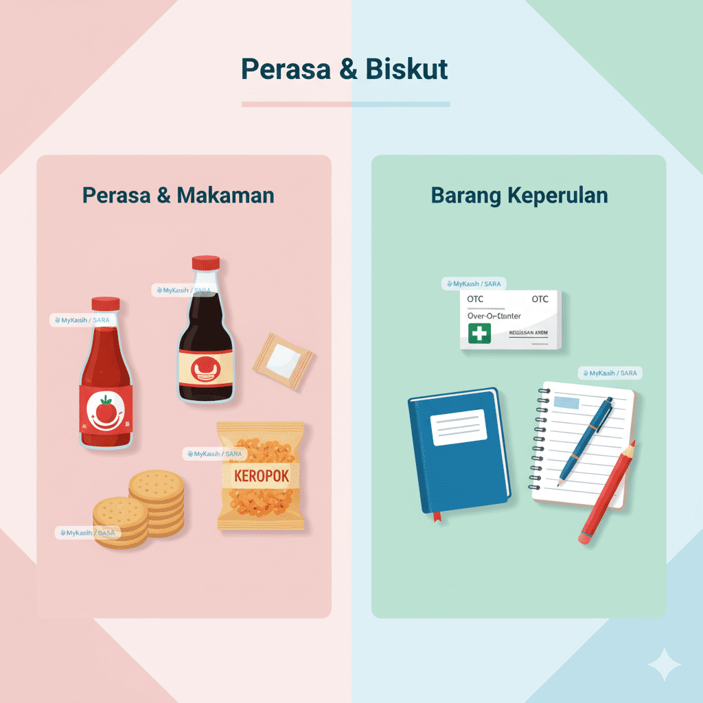 Bantuan eWallet Madani Oktober 2025: RM100 SARA pada MyKad 4 Madani eWallet Biskut, Perasa & Rempah