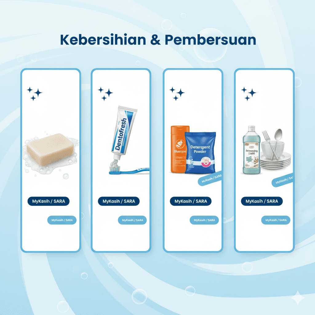 Bantuan eWallet Madani Oktober 2025: RM100 SARA pada MyKad 5 Madani eWallet Barangan Kebersihan Diri & Rumah