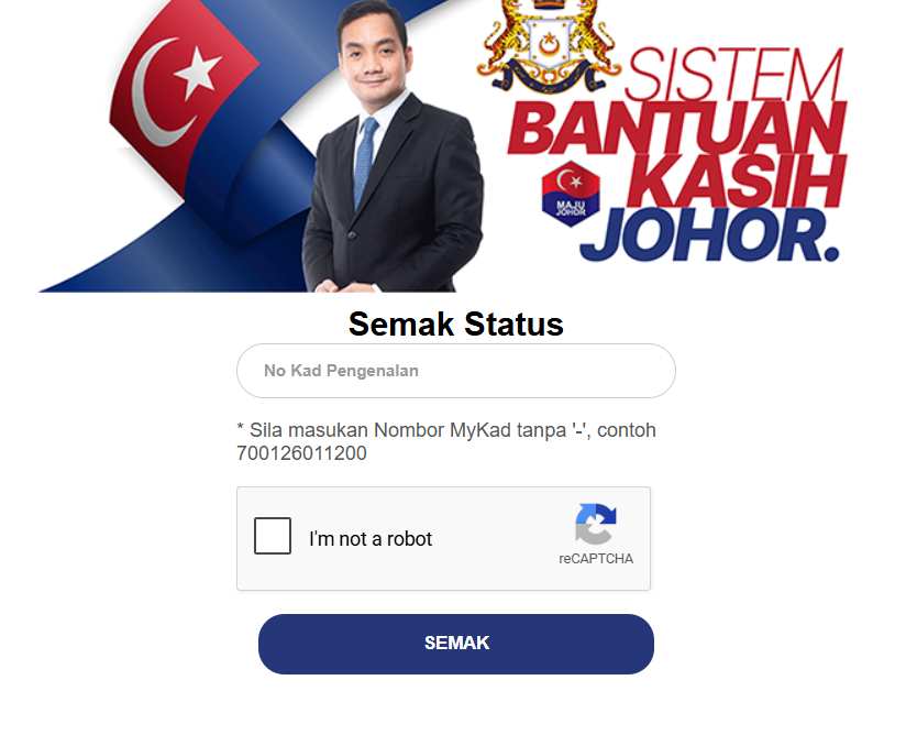 Syarat Kelayakan Bantuan Tunai Johor 2026 : Semak Syarat Layak Terima BKJ 2026 3 Semakan Bantuan Kasih Johor 2026