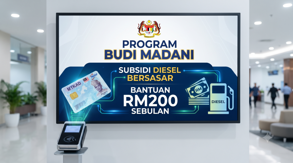 Cara Mohon Bantuan BUDI MADANI RM200: Panduan Lengkap Budi Individu & Budi Agri-Komoditi (2026) 1 Cara Mohon Bantuan BUDI MADANI RM200: Panduan Subsidi Diesel (2026)