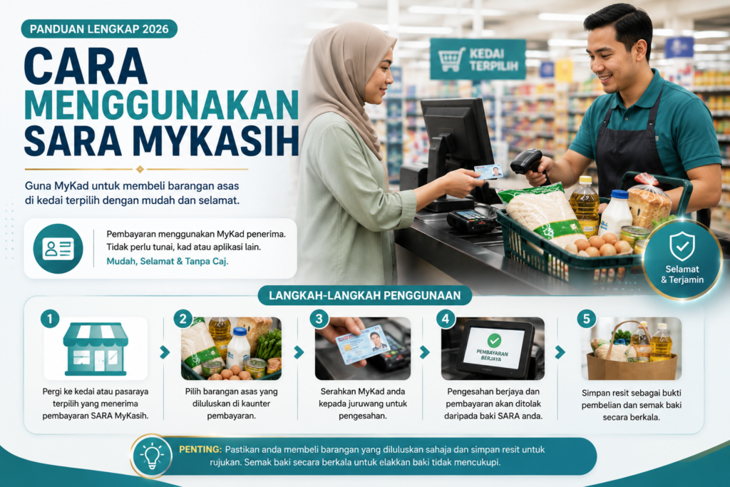 Cara Menggunakan SARA MyKasih