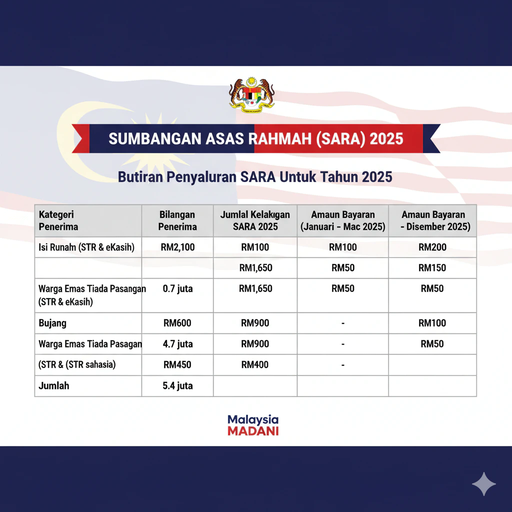 Kategori Penerima Bantuan MyKasih 2025
