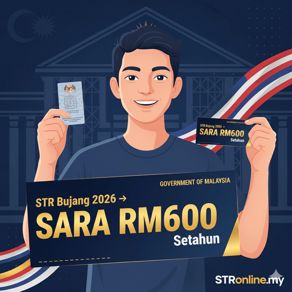 SARA bujang 2026: STR 2026 Bujang Digantikan SARA RM600 1 sara bujang 2026