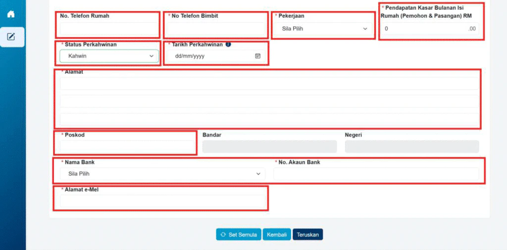 Cara Mohon STR 2026: Panduan Lengkap Isi Borang MySTR & Hantar Permohonan 4 Lengkapkan Maklumat Pemohon