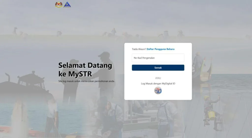 CARA KEMASKINI STR 2026 MAKLUMAT ANDA SEGERA SUPAYA NAMA TIDAK TERCICIR 2 mustr login page