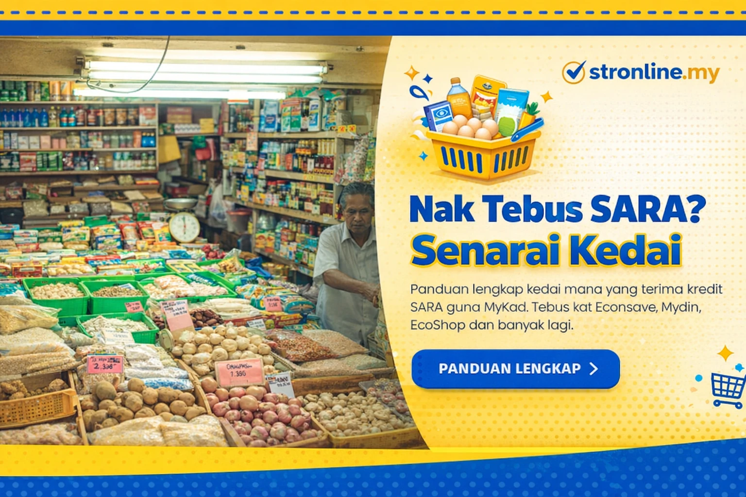 Nak Tebus SARA? Ni Senarai Kedai Yang Terima